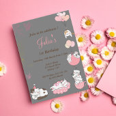 invitation d'anniversaire de petite fille chère