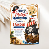 Invitation d'anniversaire de pirate