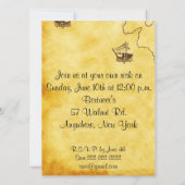 Invitation d'anniversaire de pirate (Dos)