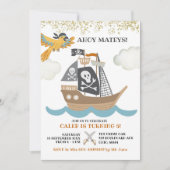 Invitation d'anniversaire de Pirate (Devant)