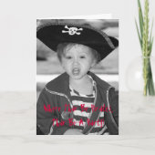Invitation d'anniversaire de pirate - customisé (Devant)