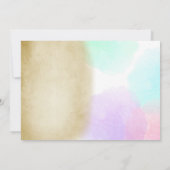 Invitation d'anniversaire de Pirate ou de Sirène (Dos)