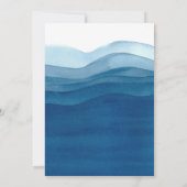 Invitation d'anniversaire de poisson, pêche Homme  (Dos)