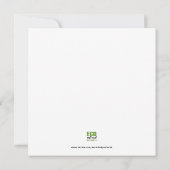 Invitation d'anniversaire de poissons (Dos)