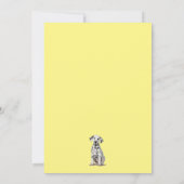 Invitation d'anniversaire de pompier avec photo et (Dos)