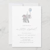 Invitation d'anniversaire de premier anniversaire  (Devant)