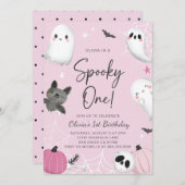 Invitation d'anniversaire de premier anniversaire (Devant / Derrière)