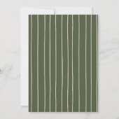Invitation d'anniversaire de première année Preppy (Dos)