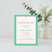 Invitation d'anniversaire de Preppy (Debout devant)