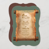 Invitation d'anniversaire de Prince Boys (Devant / Derrière)