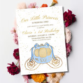 Invitation d'anniversaire de princesse, Carrosse d