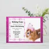 Invitation d'anniversaire de princesse Cavalier Ki (Debout devant)