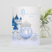 Invitation d'anniversaire de princesse Cendrillon (Debout devant)