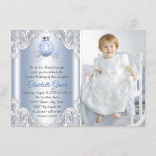 Invitation d'anniversaire de princesse Cendrillon