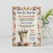 Invitation d'anniversaire de princesse de la Renai (Debout devant)