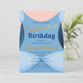 Invitation d'anniversaire de Princesse Enchantée (Debout devant)