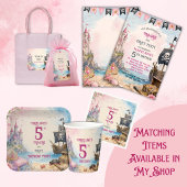 Invitation d'anniversaire de princesse et de pirat