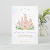 Invitation d'anniversaire de princesse, Fête du Ch (Debout devant)