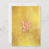 Invitation d'anniversaire de princesse – Nom perso (Dos)