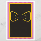 Invitation d'anniversaire de princesse pour filles (Dos)
