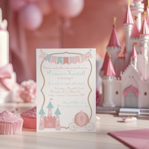 Invitation d'anniversaire de princesse royale