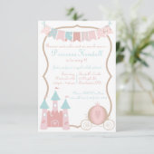 Invitation d'anniversaire de princesse royale (Debout devant)