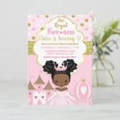 Invitation d'anniversaire de princesse royale pour (Debout devant)