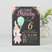 Invitation d'anniversaire de quelques lapins (Debout devant)
