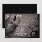 invitation d'anniversaire de Quinceanera de la (Devant / Derrière)