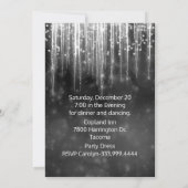 Invitation d'anniversaire de Quinceanera sur la gl (Dos)