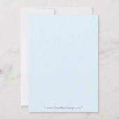 Invitation d'anniversaire de Rapunzel (Dos)