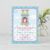 Invitation d'anniversaire de Rapunzel (Debout devant)