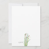 Invitation d'anniversaire de Reeds (Dos)