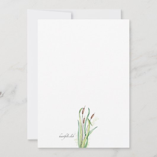 Invitation d'anniversaire de Reeds (Dos)