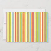 Invitation d'anniversaire de région (Dos)