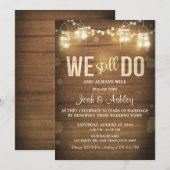 Invitation d'anniversaire de renouvellement de voe (Devant / Derrière)