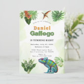 Invitation d'anniversaire de reptile (Debout devant)