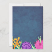 Invitation d'anniversaire de requin (Dos)