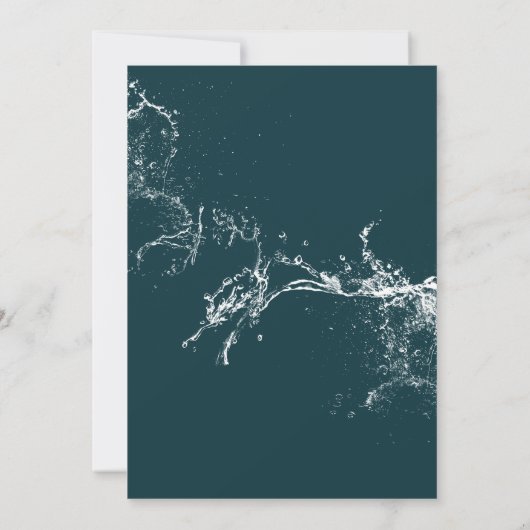 Invitation d'anniversaire de requins, Attaque de r (Dos)