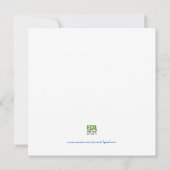 Invitation d'anniversaire de requins de couleur (Dos)