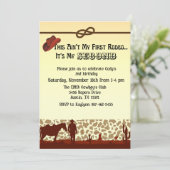 Invitation d'anniversaire de Rodeo (Debout devant)