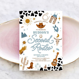 Invitation d'anniversaire de Rodéo Thème Western