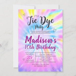 Invitation d'anniversaire de roller au néon