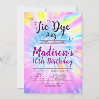 Invitation d'anniversaire de roller au néon