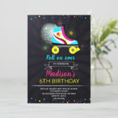 Invitation d'anniversaire de Roller Skates (Debout devant)