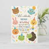 invitation d'anniversaire de rue de sésame personn (Debout devant)