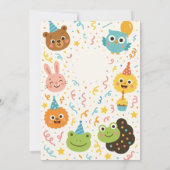 invitation d'anniversaire de rue de sésame personn (Dos)