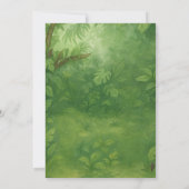 Invitation d'anniversaire de Safari modifiable (Dos)