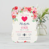 Invitation d'anniversaire de Saint-Valentin (Debout devant)