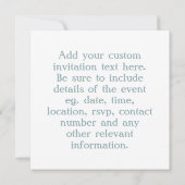 Invitation d'anniversaire de scooter (Dos)